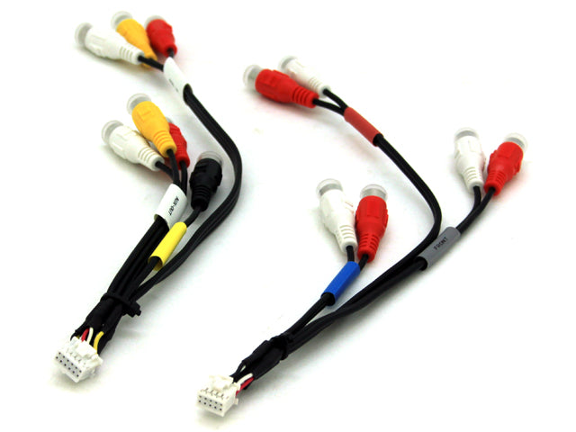 Alpine INA-W900 10/12-Pin AV Connector - RCA Audio & Video Adapter