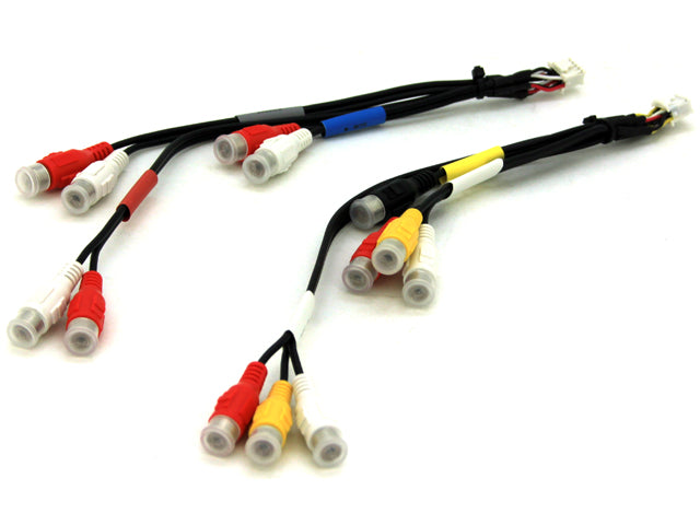 Alpine INA-W900 10/12-Pin AV Connector - RCA Audio & Video Adapter