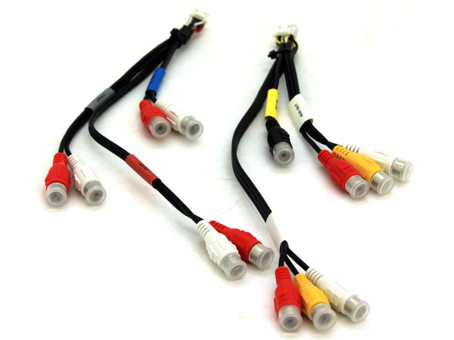 Alpine INA-W900 10/12-Pin AV Connector - RCA Audio & Video Adapter