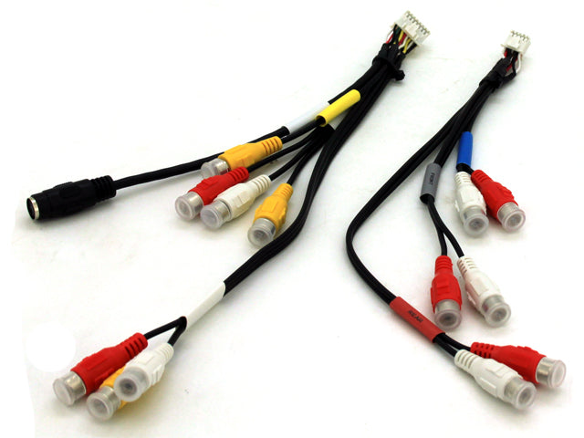 Alpine IVA-W502E 10/16-Pin AV Connector - RCA Audio & Video Adapter