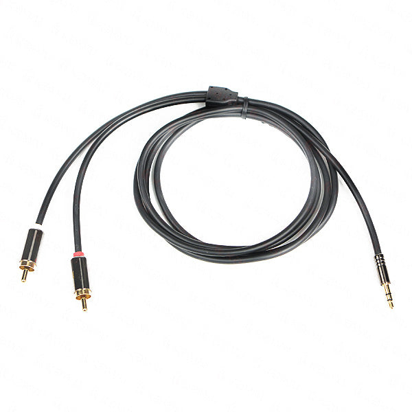 Aux įėjimo adapteris jack 3.5mm kištukas - 2 RCA kištukas