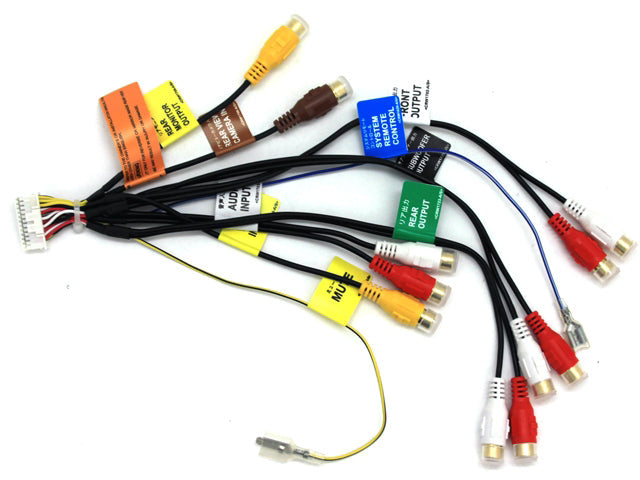 Pioneer RCA Line Cables – Compatible with AVIC & JVC Models