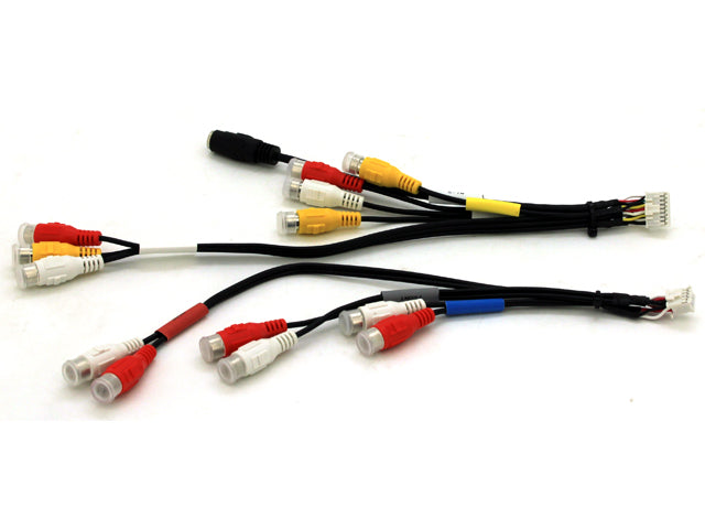 Alpine IVA-W502E 10/16-Pin AV Connector - RCA Audio &amp; Video Adapter