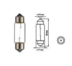 Bosma lamp SV8.5, 10W, 10X36 Voltage: