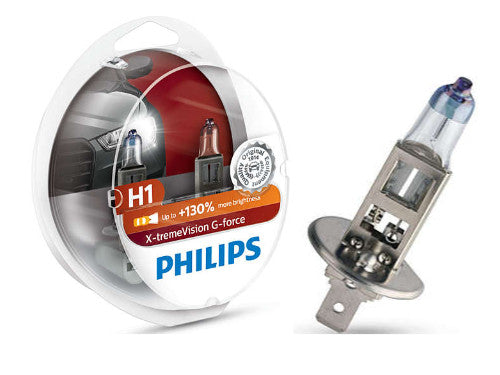 Philips bulbs H1, X-Treme Vision G-Fo
