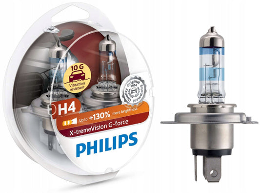 Philips bulbs H4, X-Treme Vision G-Fo